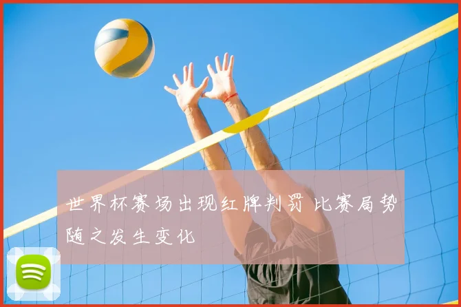 世界杯赛场出现红牌判罚 比赛局势随之发生变化